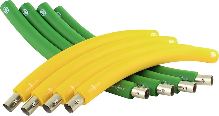 HOOPOMANIA Booster Hula Hoop mit Gewicht - füllbar [0,85 – 2,45 kg] Hula Hoop Erwachsene Hoop + 4x20