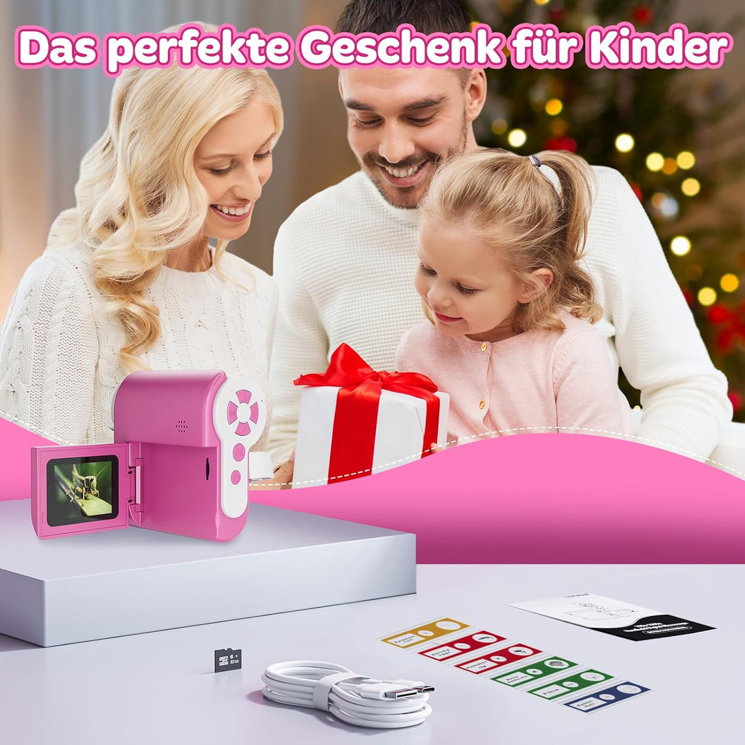 HUTACT Handy Digitales mikroskop für Kinder: 1000-faches Tragbares Mikroskop Kamera mit 4K-2,0-Zoll-