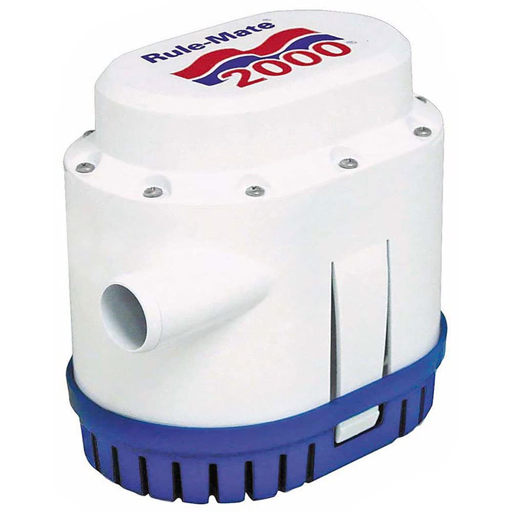 Rule-Mate Automatisierte Bilgenpumpe 12 Volt 2000 Gph, 12 Volt 2000 Gph
