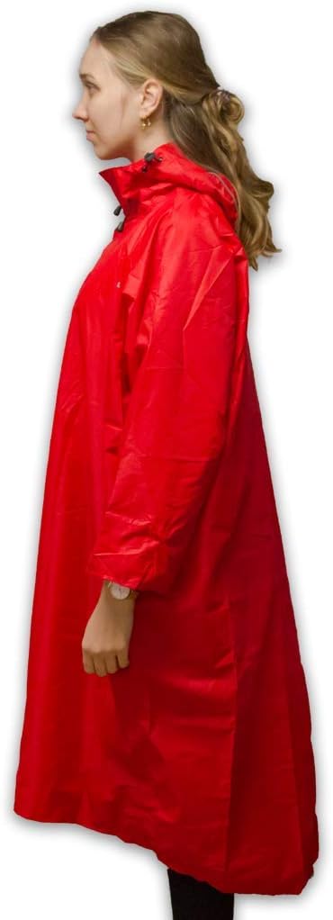 LOWLAND OUTDOOR Regenponcho - Wasserdicht (7000mm Wassersäule) L Rot, L Rot