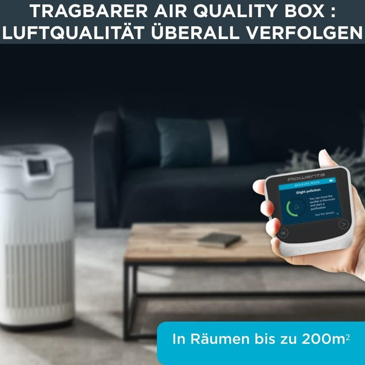Rowenta PU8080 Pure Home Luftreiniger | 4 Filterebenen | Filterung von bis zu 100% der Allergene | S