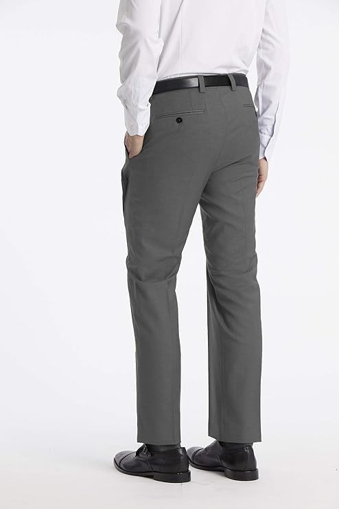 Calvin Klein Herren Moderne Passform Klassische Hose 40W / 32L Mittelgrau, 40W / 32L Mittelgrau