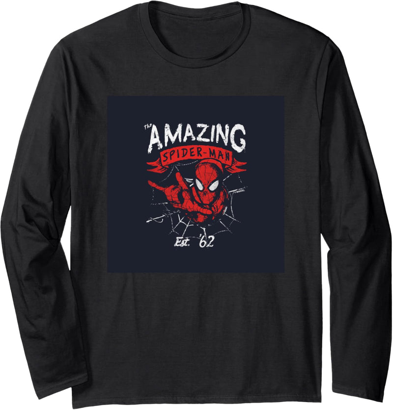 Marvel The Amazing Spider-Man Grunge Langarmshirt