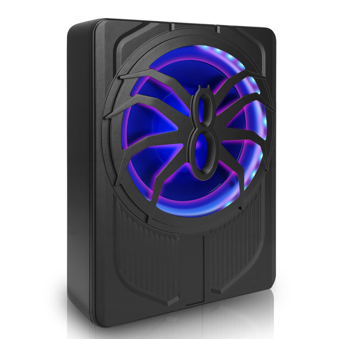 Aktiver Unterflur-Subwoofer 10Zoll 800W mit LED-Beleuchtung und Alu-Kühlung Sieben Farben, Sieben Fa
