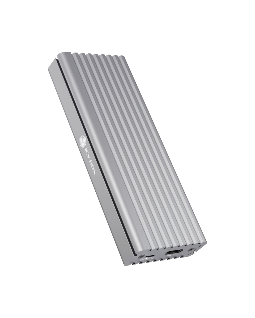 ICY BOX SSD M.2 NVMe Gehäuse, USB 3.1 (Gen2, 10 Gbit/s), Kühlsystem, USB-C, USB-A, PCIe M-Key, Alumi