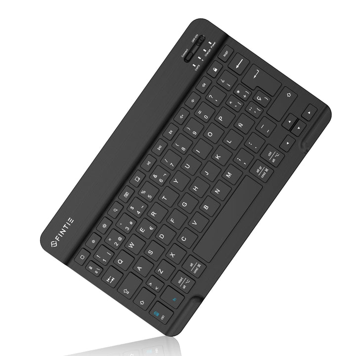 Fintie Spanish Keyboard Bluetooth Wireless Super Slim (4 mm) 10 inch for iOS Apple iPad/Tablet Andro