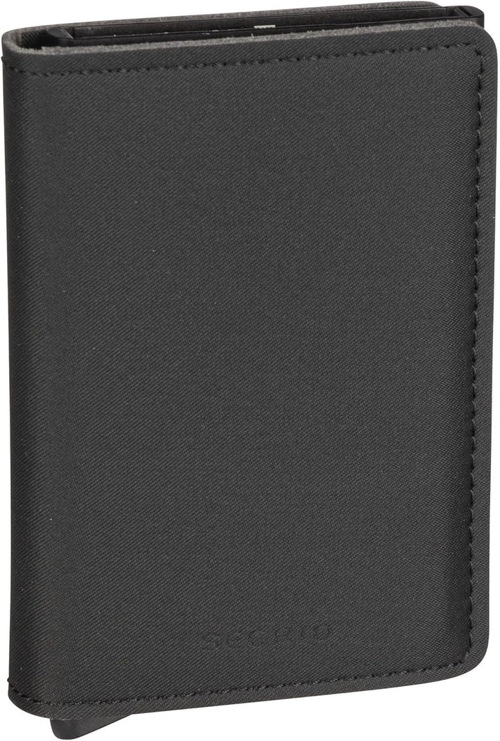 Secrid Unisex-Erwachsene Slimwallet Yard Black Reisezubehör-Brieftasche, Talla única