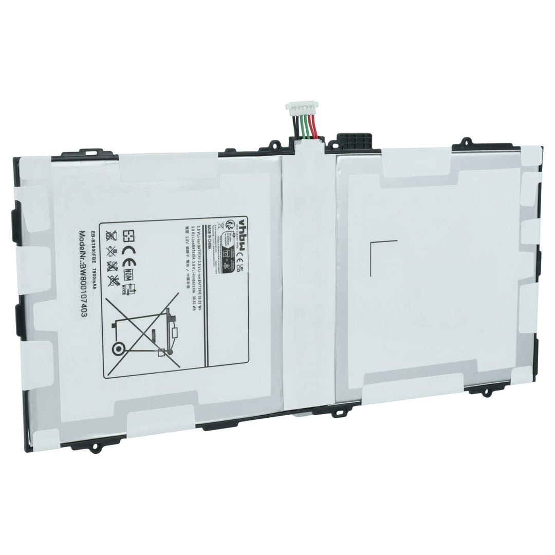 vhbw Akku Ersatz für Samsung EB-BT800FBC, EB-BT800FBE für Tablet Pad (7900 mAh, 3,8 V, Li-Polymer)