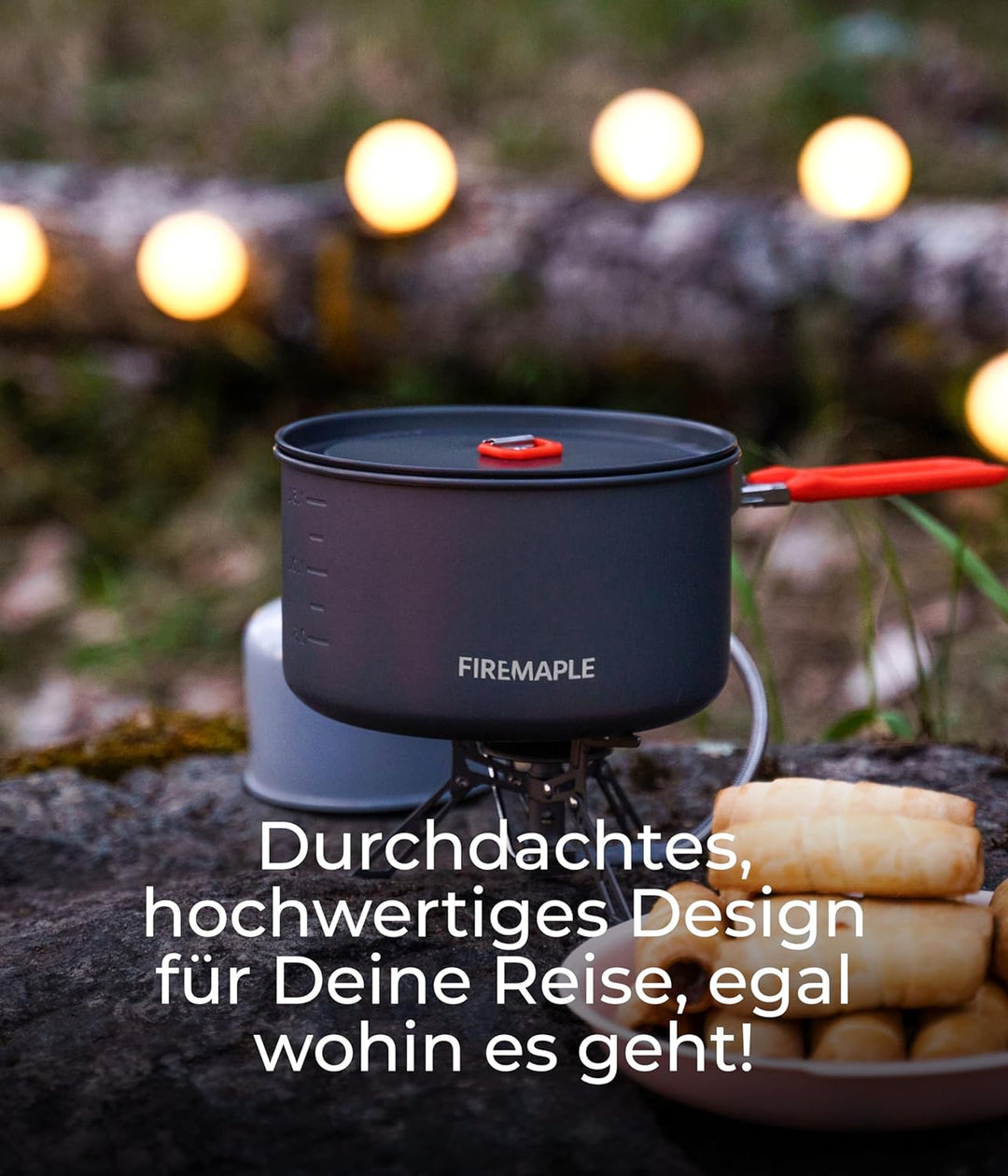 Fire-Maple Feast Camping Geschirr Set aus Edelstahl und eloxiertem Aluminium Feast FEAST 3, FEAST 3