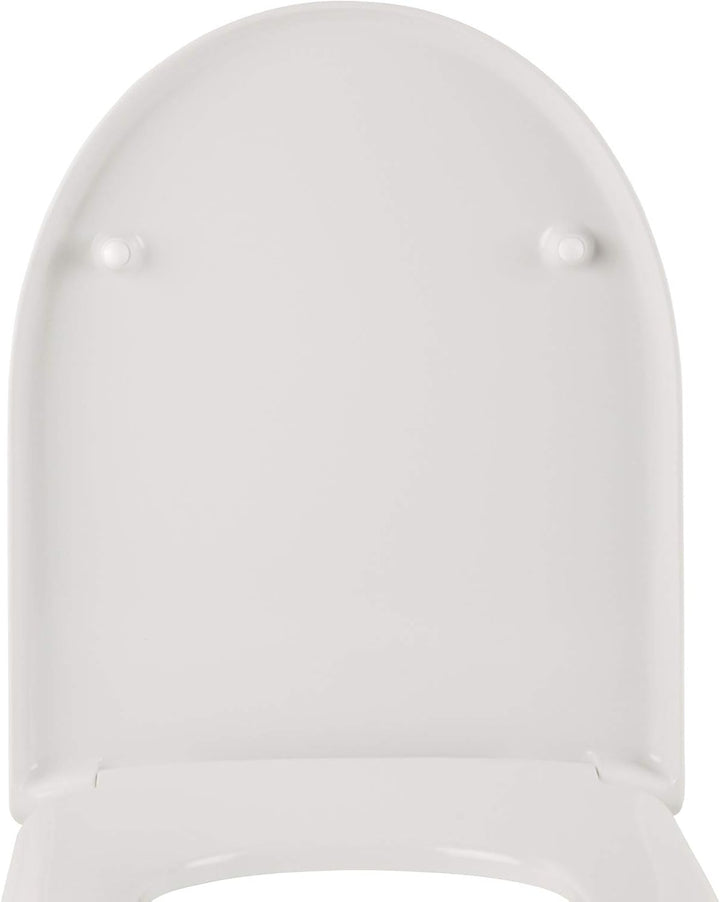 Calmwaters® Antibakterieller WC Sitz für Keramag Renova Nr. 1, Toilettensitz mit Absenkautomatik, Du