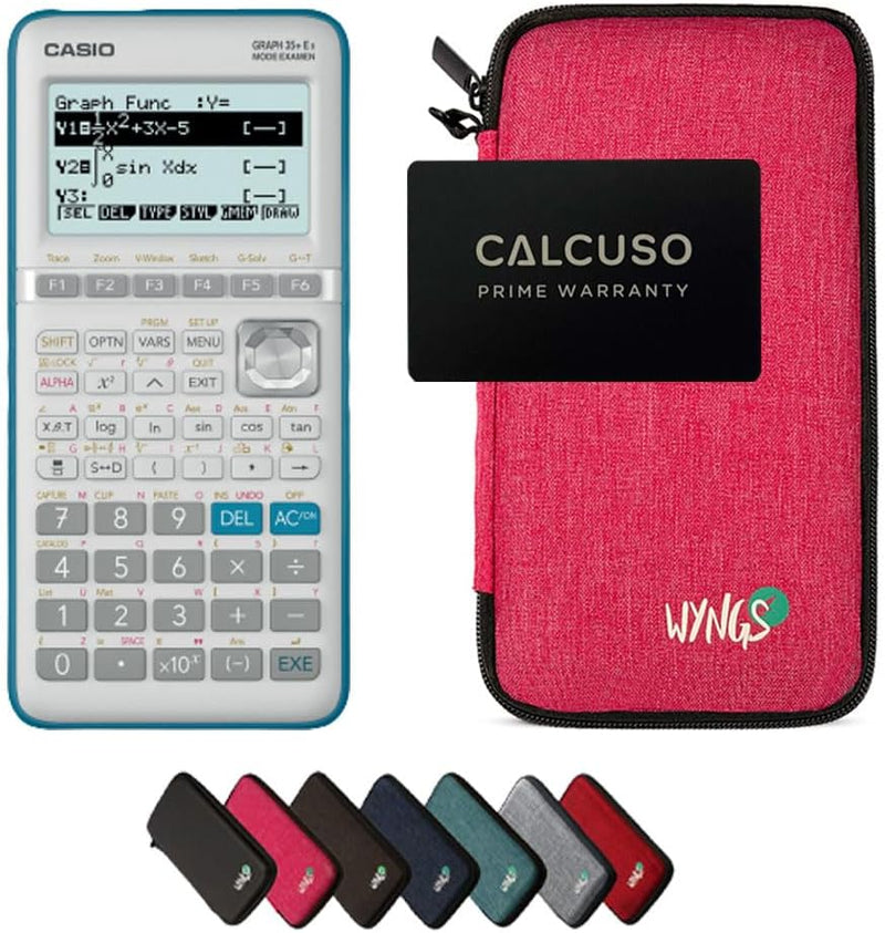 CALCUSO Sparpaket Pink vom Taschenrecher Casio Graph 35+ E II pink Casio Graph 35+EII, pink Casio Gr