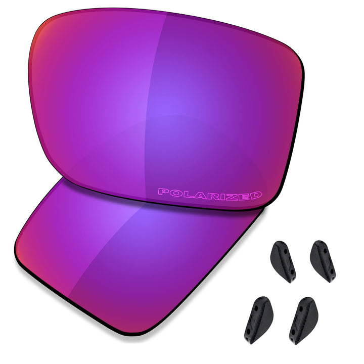 Saucer Premium Ersatzgläser für Oakley Double Edge OO9380 Sonnenbrillen High Defense - Midnight Sun