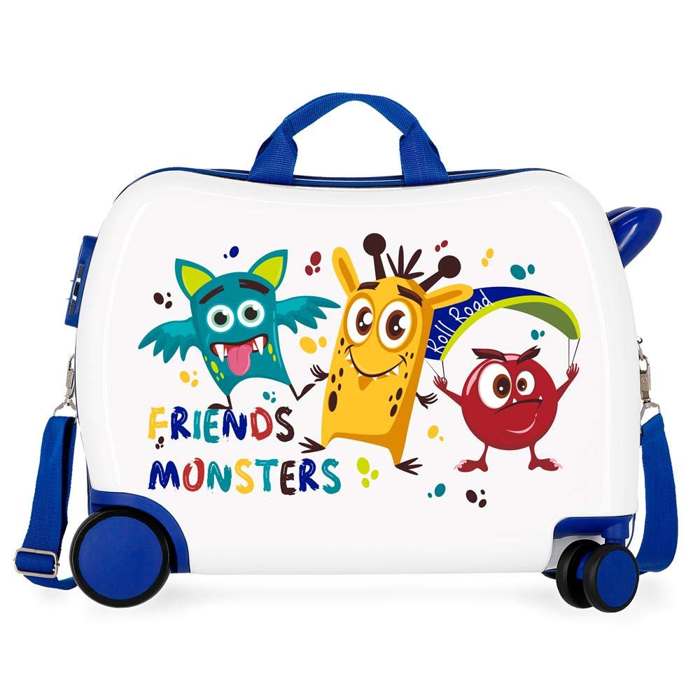 Roll Road Little Me Kinder-Koffer Mehrfarbig 50x38x20 cms Hartschalen ABS Kombinationsschloss 34L 2,