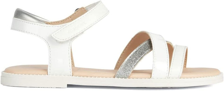 Geox Damen J Karly Girl Sandal 37 EU Weiss, 37 EU Weiss