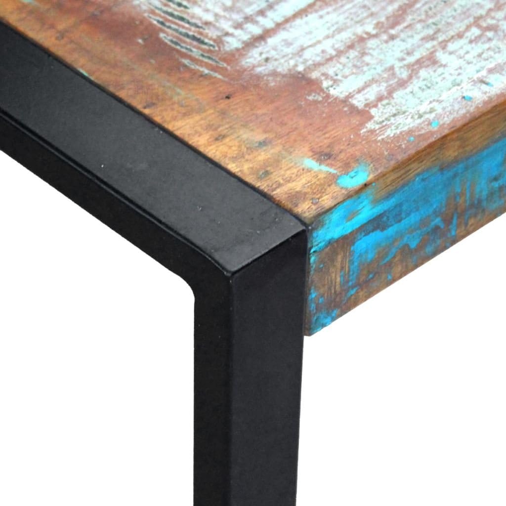Festnight 3-TLG Satztisch Set | Holz Beistelltisch Sofatisch Kaffeetisch Wohnzimmer Tishch aus Recyc