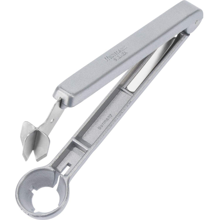 Westmark Pflaumenentsteiner für küchenfertig entsteinte Zwetschgen, 16,7 cm lang, Aluminium, lebensm