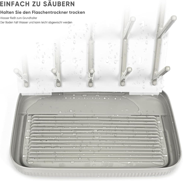 Termichy Trockenständer Babyflaschenr: Grosser vertikaler Flaschentrockner-Halter – platzsparender S