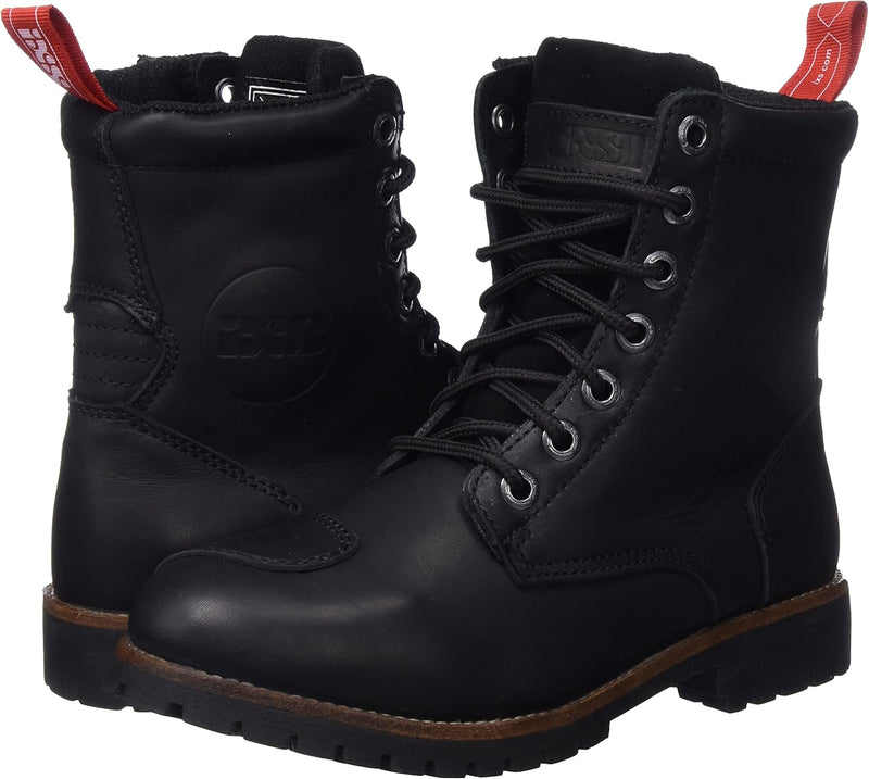 IXS Unisex Oiled LeatherBoots 42 EU Schwarz, 42 EU Schwarz