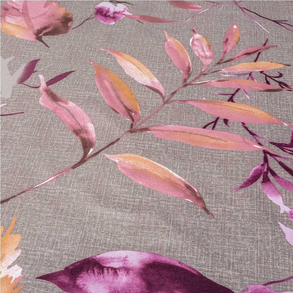 COTTON ARTean KADO Bettwäsche-Set, 135 x 190/200 cm, hypoallergen Cama 135 X 190/200 Aubergine, Cama