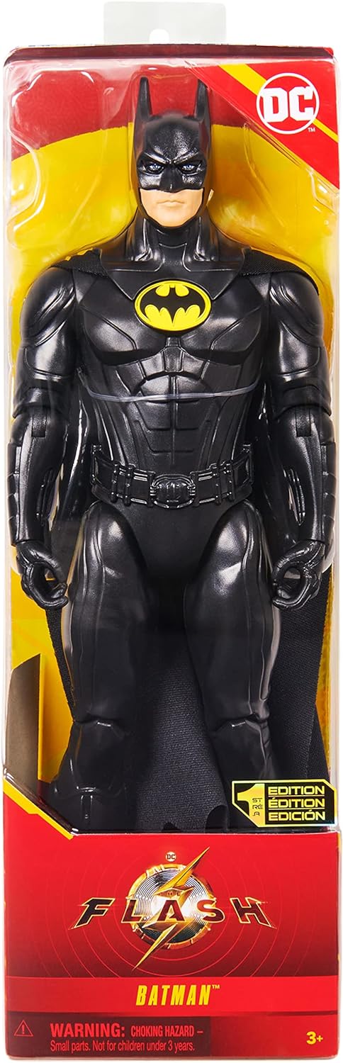 DC Comics - The Flash Batman Action-Figur, 30 cm, offizielle Figur zum Kinofilm, vollbeweglich für s
