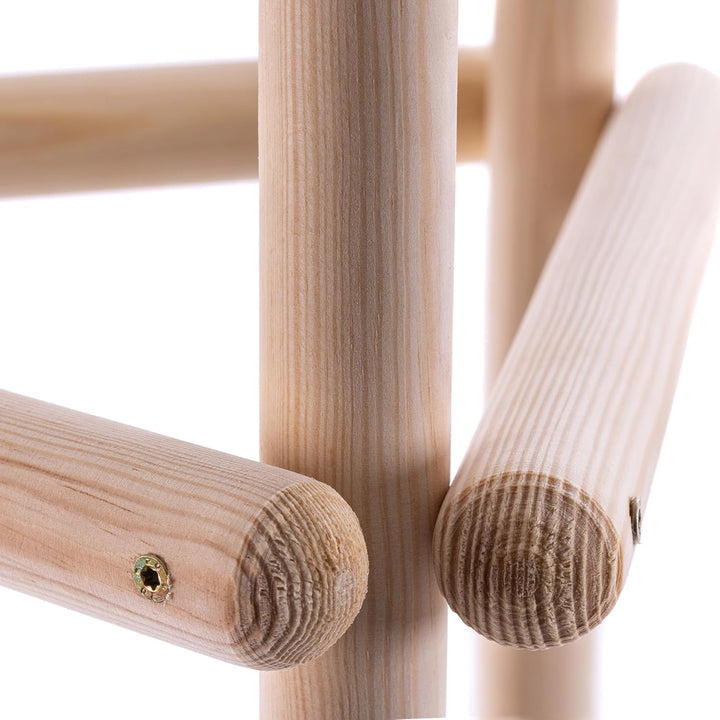 KADAX Baumstütze 150 cm aus robustem Holz, Baumpfahl zur sicheren Fixierung junger Bäume & Sträucher