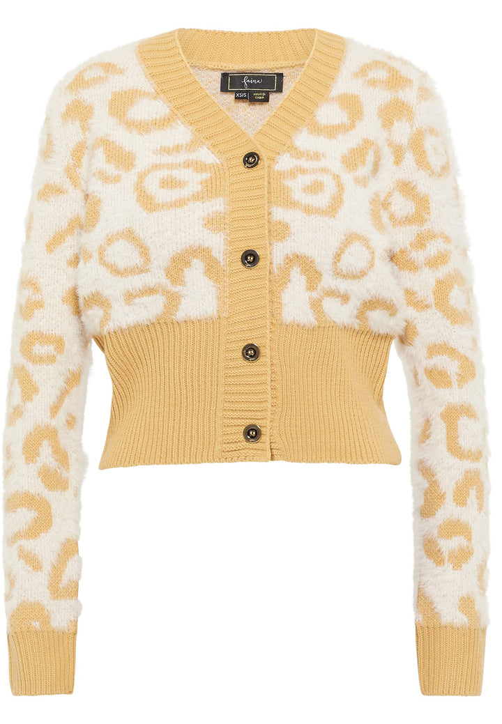 faina Damen Sweater M-L Wollweiss Hellkamel, M-L Wollweiss Hellkamel