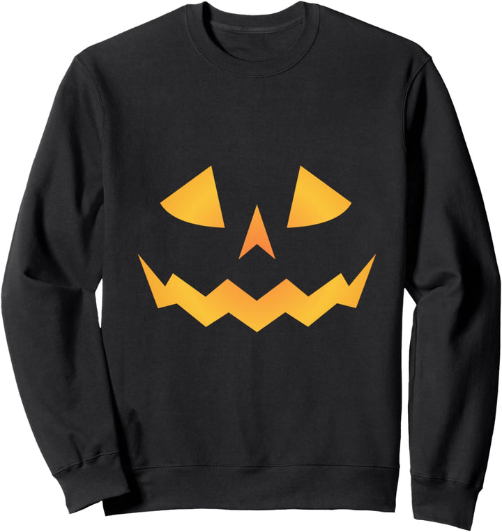 Happy Halloween-Kürbis-Gesicht Sweatshirt
