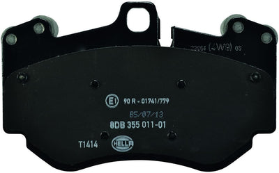 HELLA PAGID 8DB 355 011-011 Bremsbelagsatz - T1414 - Dicke/Stärke: 17mm - Bremssystem: Brembo - für