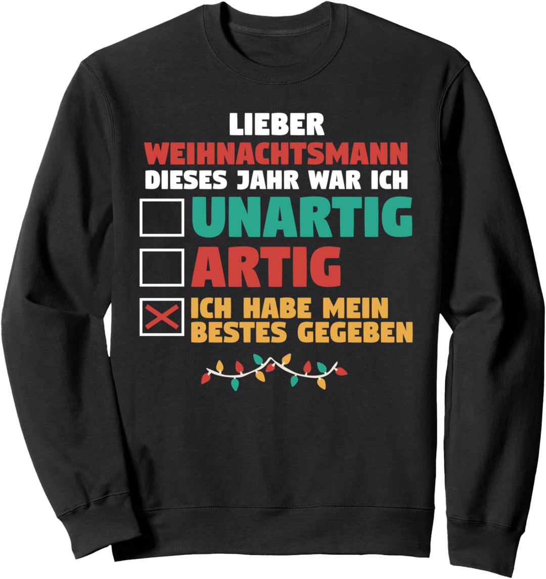 Weihnachtsmann Weihnachten Sweatshirt