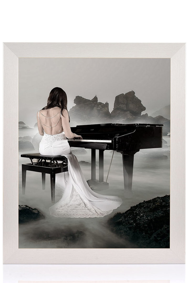 rahmengalerie24 Bilderrahmen 45x90 cm New Rio Rahmen alu Holz Acrylglas ohne Passepartout Portraitra