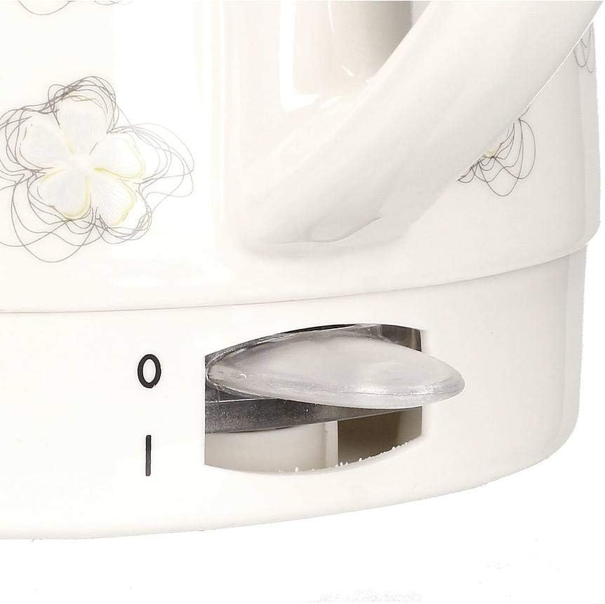 CONCEPT Hausgeräte RK0010ne Keramik Wasserkocher, Einzigartiges Design, attraktivem Blumendesign, 1