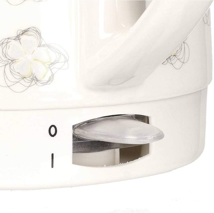 CONCEPT Hausgeräte RK0010ne Keramik Wasserkocher, Einzigartiges Design, attraktivem Blumendesign, 1