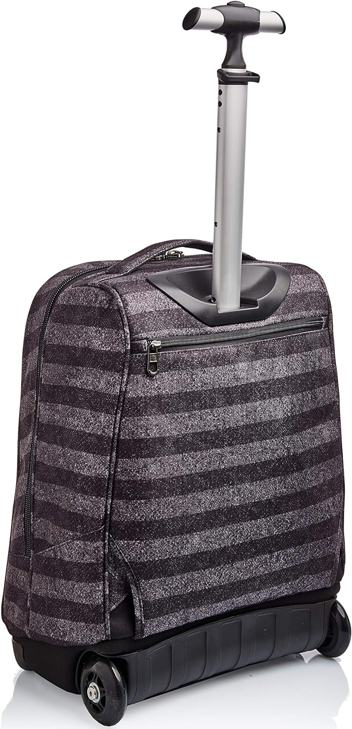 TROLLEY INVICTA STRIPES, 2 in 1, Schulranzen mit Rollen, Rucksack mit Trolleyfunktion für Kinder, ab