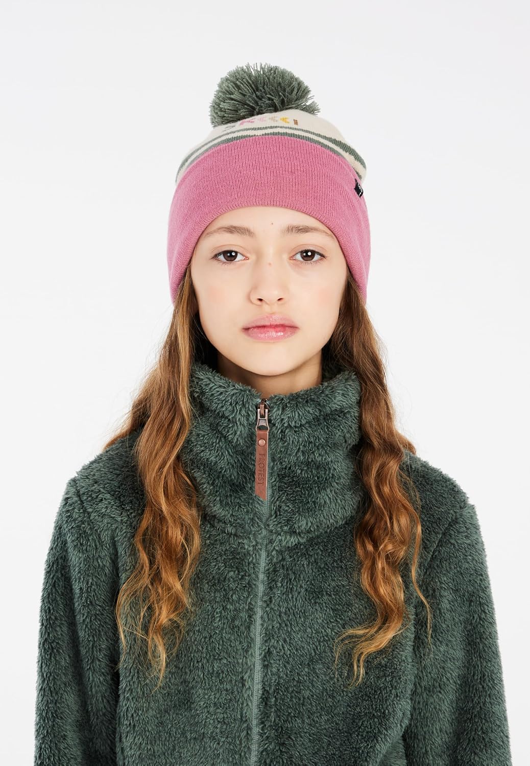 Protest Girls Oberteil Mit Durchgehendem Reissverschluss RiRi JR 104 Evergreen, 104 Evergreen