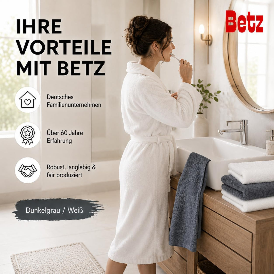 Betz 12 TLG. Handtuch Set Berlin 100% Baumwolle 2 Liegetücher 4 Handtücher 2 Gästetücher 2 Seiflappe