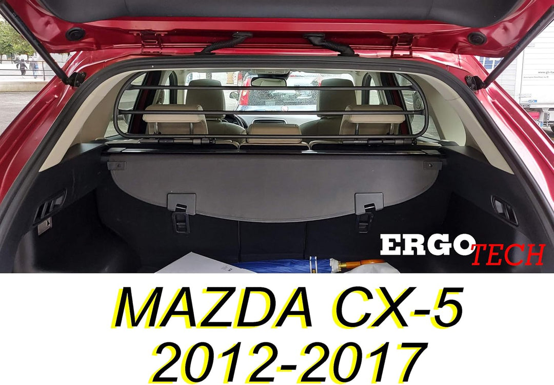 ERGOTECH Trenngitter Hundegitter für Mazda CX-5 (2012-2017) RDA65HBG-S, Hunde und Gepäck