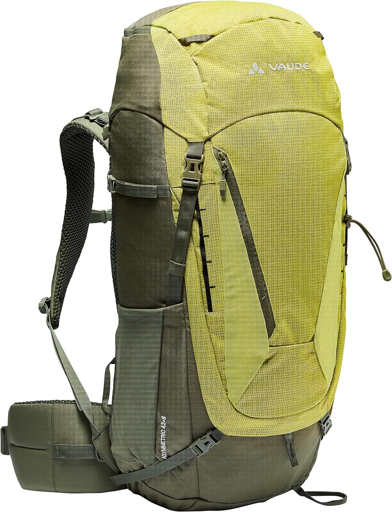 VAUDE Asymmetric 42+8 - Trekkingrucksack - 50 Liter Bright Green Einheitsgrösse, Bright Green Einhei