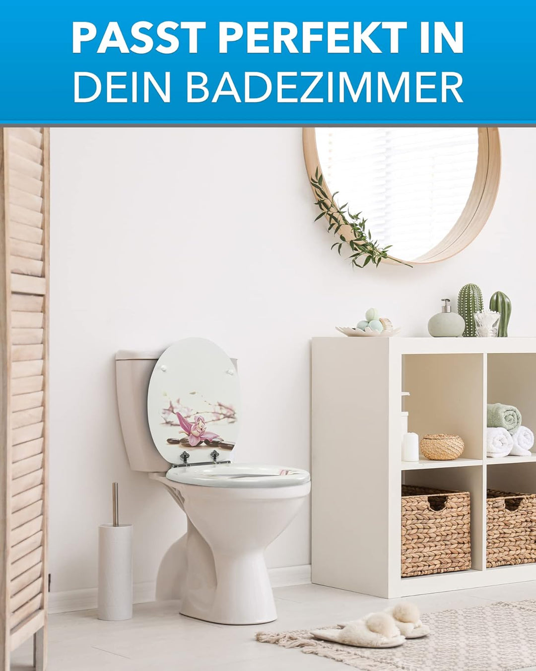Xonic Design WC-Sitz - Premium Klo-Deckel - Toilettensitz mit Absenkautomatik - hochwertige Klobrill
