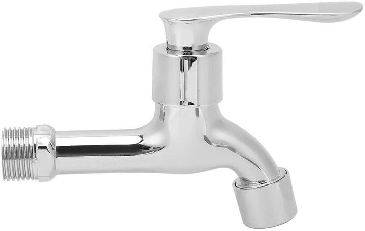 G1/2in Wasserhahn Zinklegierung Wasserhahn Bad Küchenarmatur Wand Balkon Tap Haushaltswaren Messing