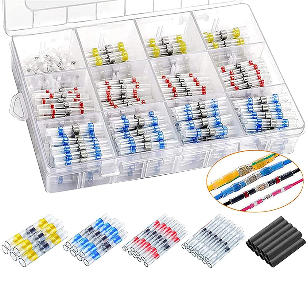 500Pcs Lötverbinder Schrumpfverbinder Solder Sealing Wire Connector - Schrumpfschweissen Stossverbin