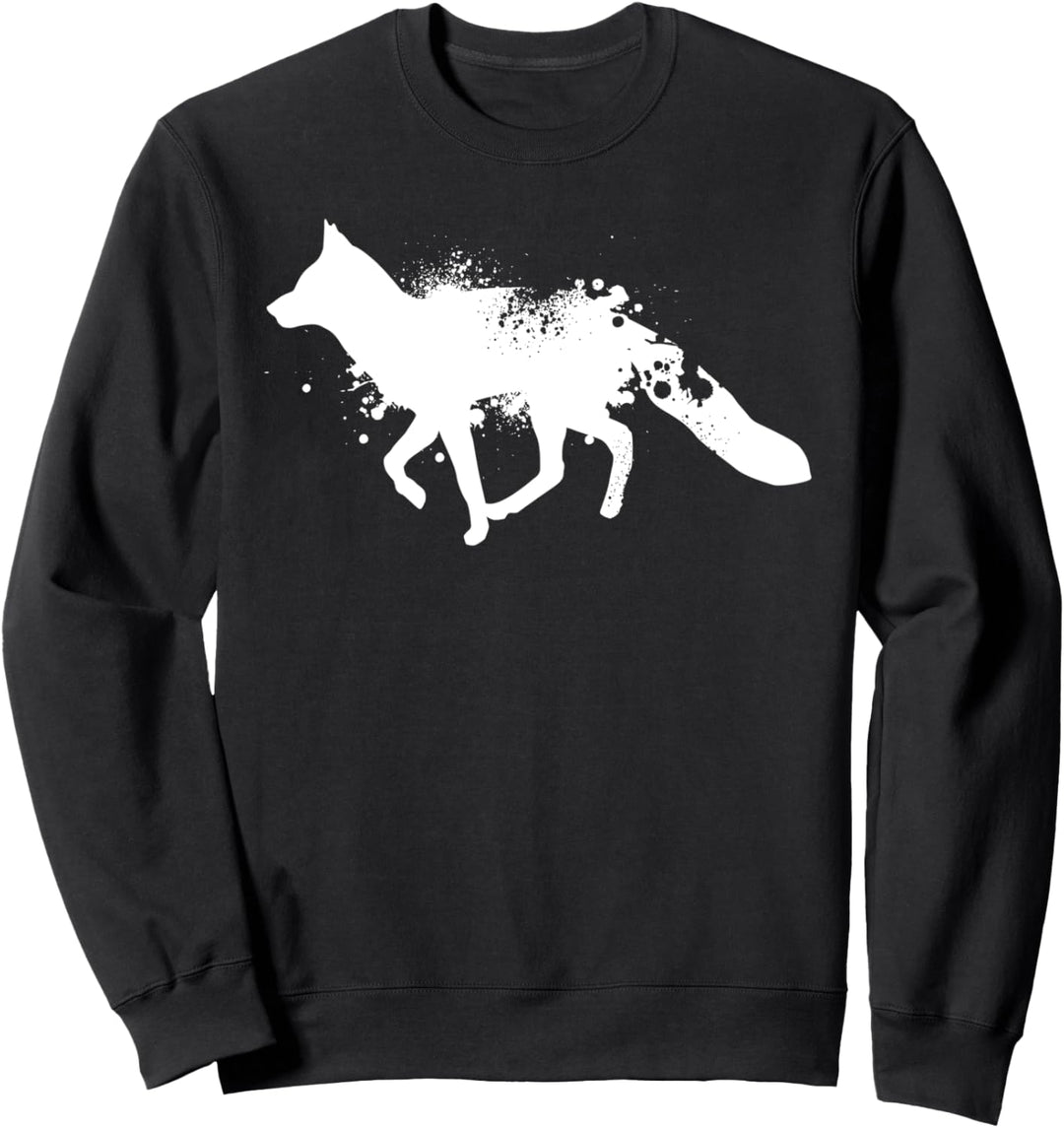 Tiersilhouette Tier Silhouette | Damen Kinder Herren | Fuchs Sweatshirt