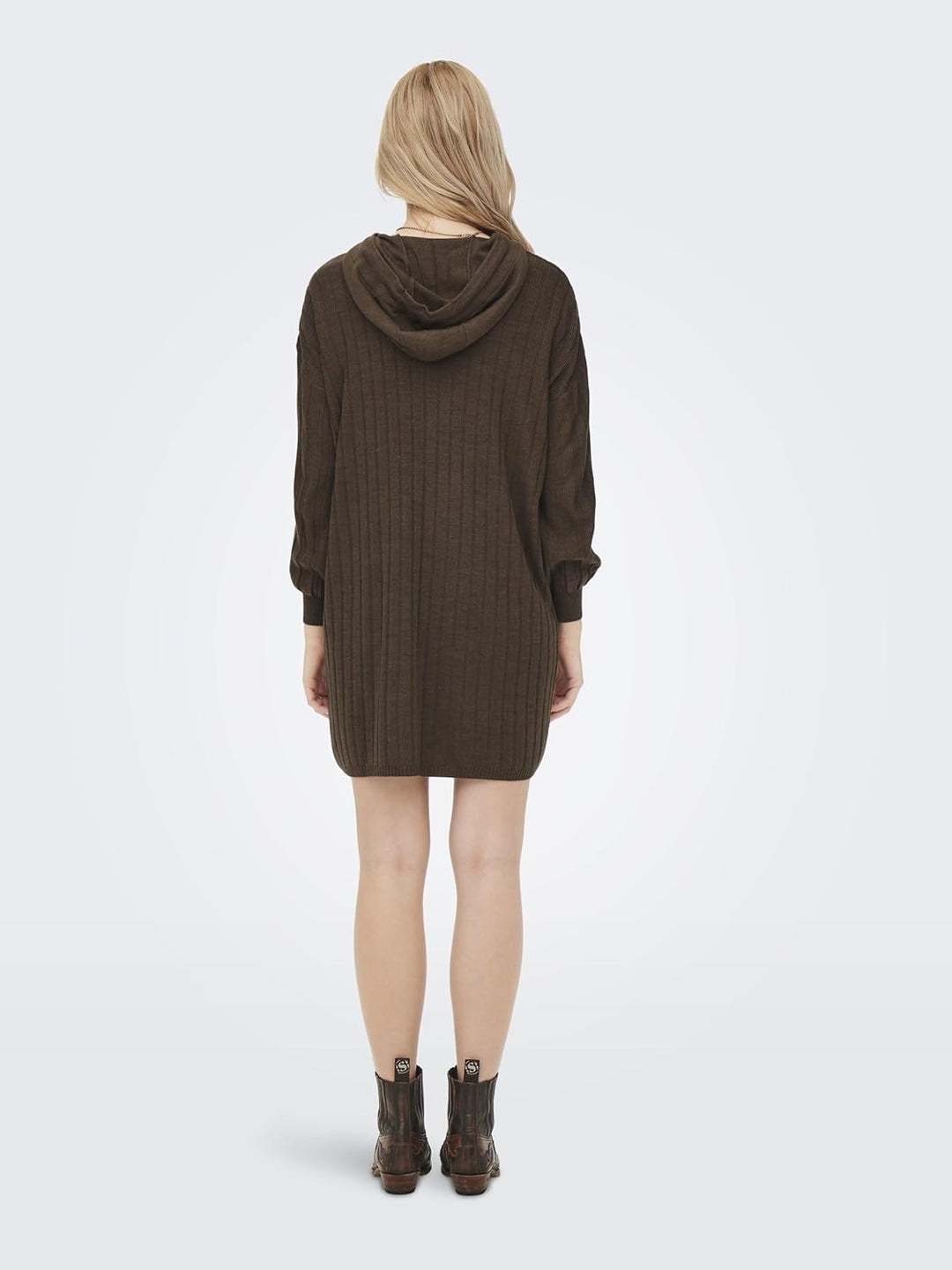 ONLY Female Strickkleid ONLTESSA Langes Kleid XS Chestnut, XS Chestnut