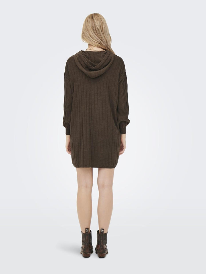 ONLY Female Strickkleid ONLTESSA Langes Kleid XS Chestnut, XS Chestnut