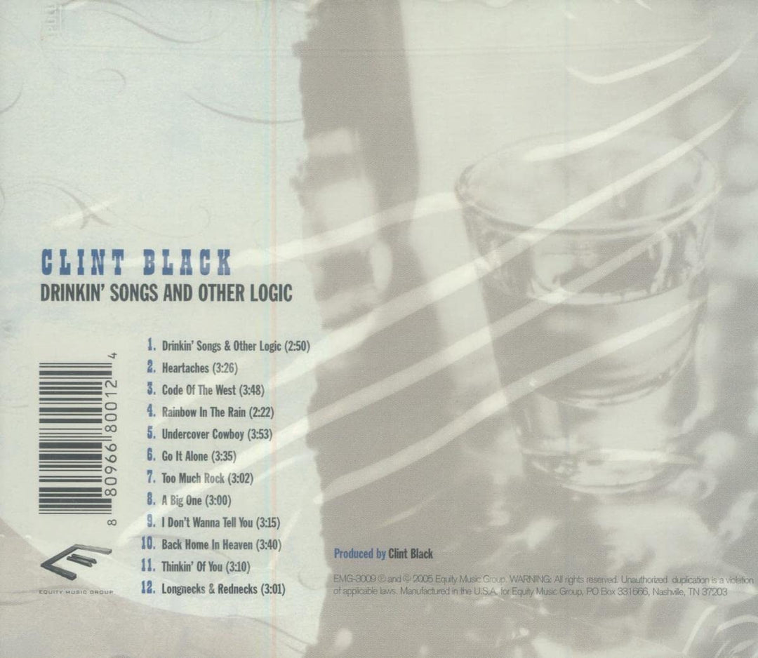 Drinkin Songs & Other Logic, Audio-CD
