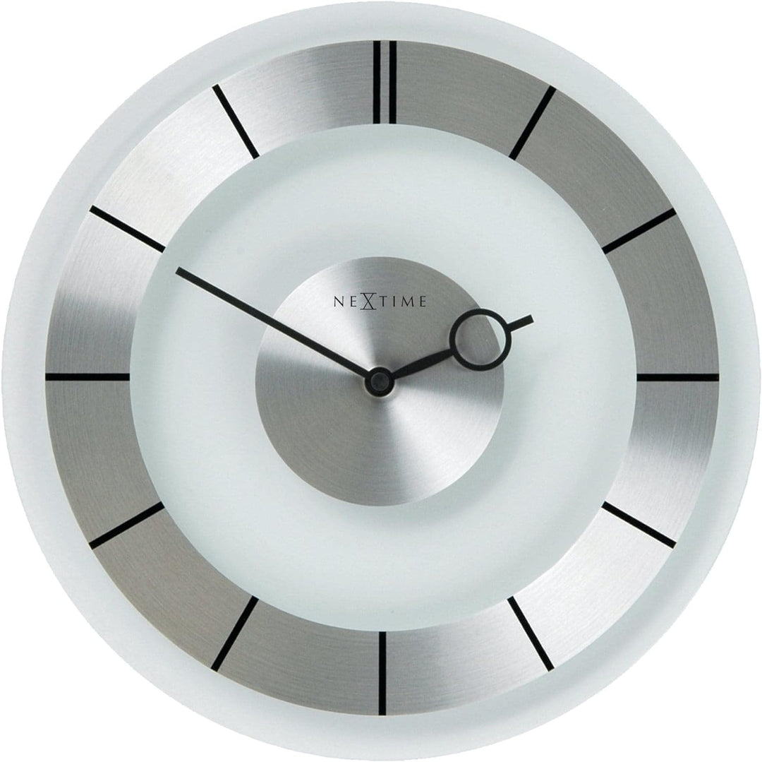 NeXtime NT2790 Retro Wanduhren, Metall und Kunststoff, Glass, Ø 31 cm