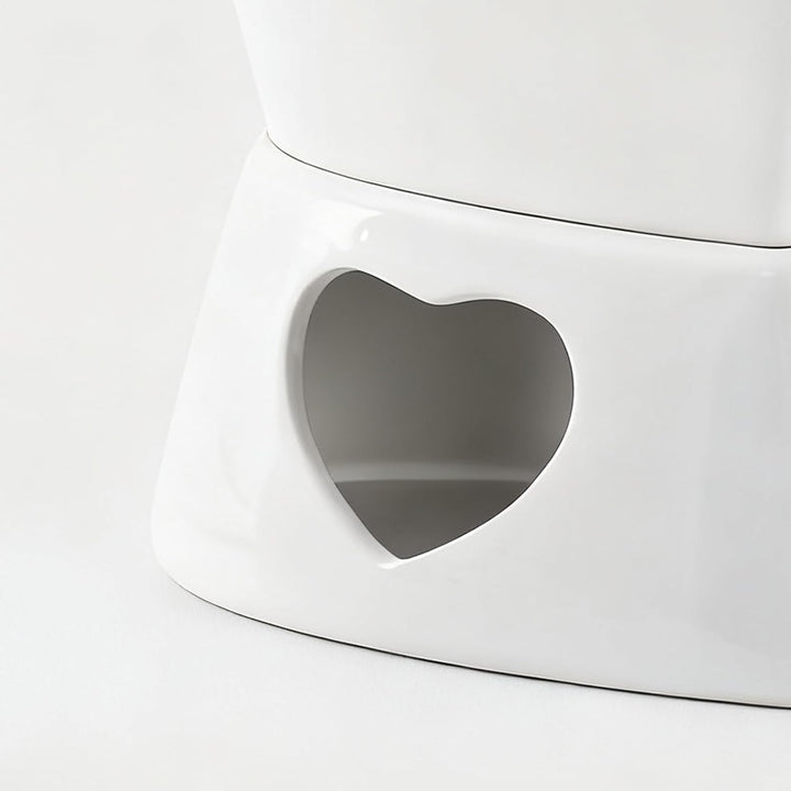 Keramike Schokofondue Tasse | Schokoladenfondue Tasse Mit 4 Gabeln | Butter Schokoladen Pot Zum Schm