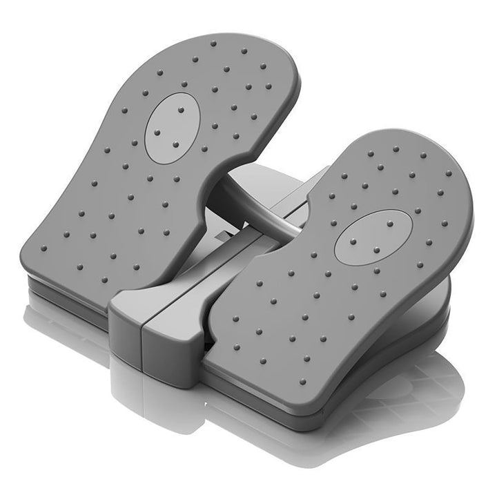 BRRNOO Fuss-Stepper-Maschine, Mini-Stepper-Trainer, Verstärktes Nylon, Leiser Zusammenklappbarer Bei