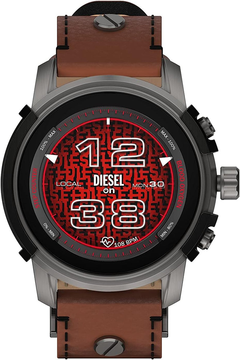 Diesel Touchscreen Smartwatch 6. Generation mit Lautsprecher, Herzfrequenz, NFC und Smartphone Benac