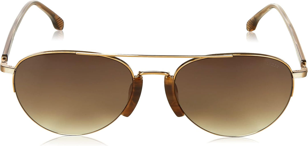 Lozza Unisex Sunglasses 57 Gold, 57 Gold