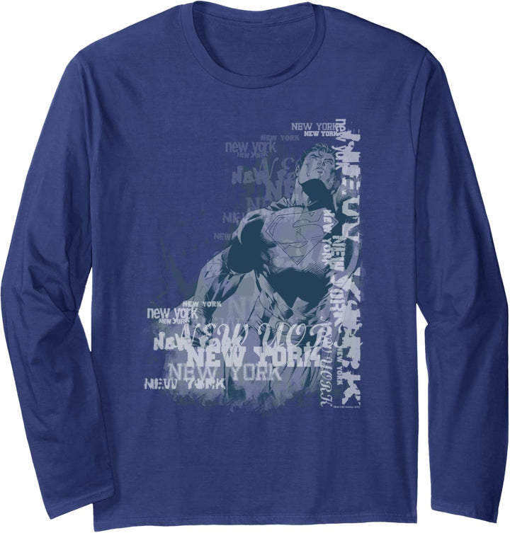 Superman Super City Langarmshirt